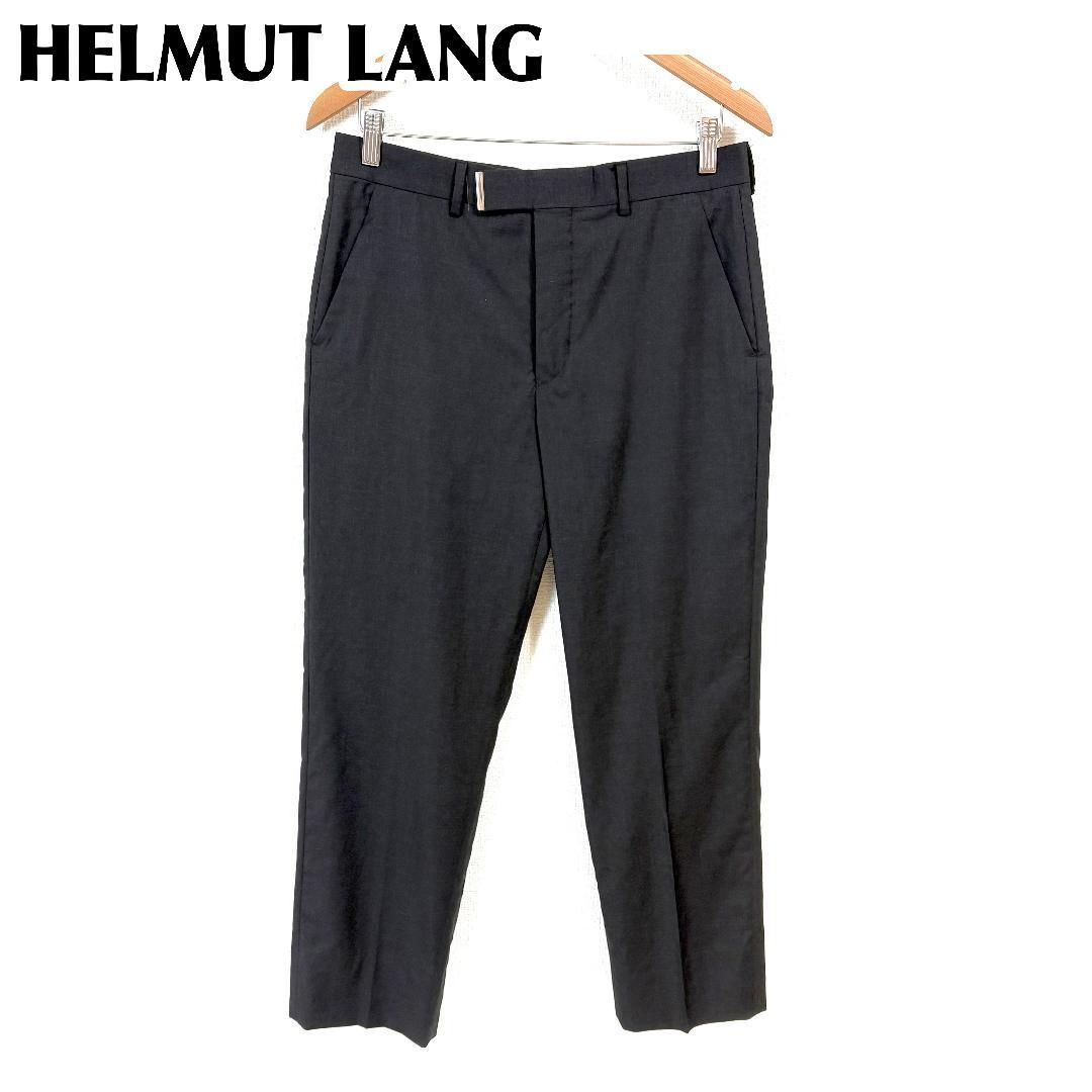 美品】 本人期 ヘルムートラング スラックスパンツ 46 ブラックグレー