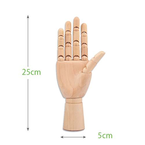 木製トルソーと手型マネキンセット 新品 木製 デッサン ハンド マネキン トルソー (女性右手) - メルカリ