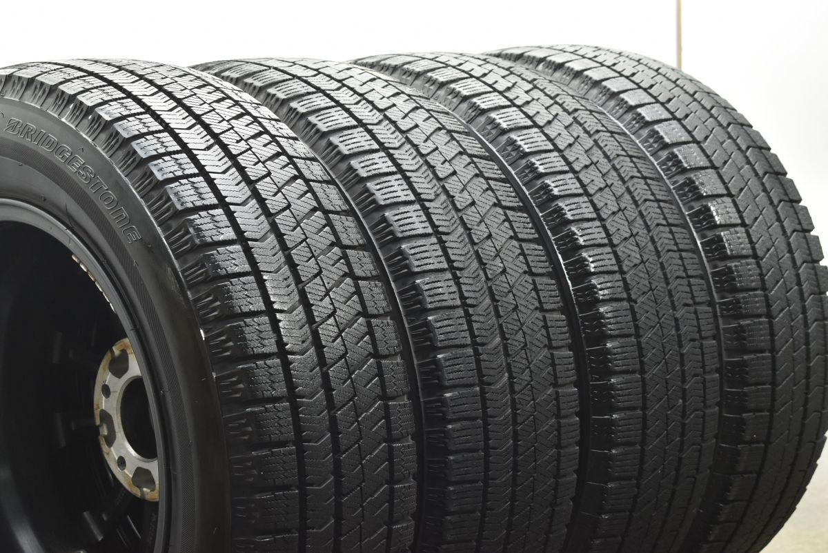 美品】WAREN 15in 6J +43 PCD114.3 ブリヂストン ブリザック VRX2 195