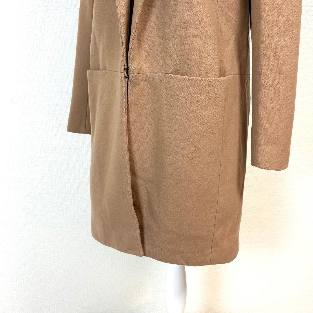 Theory カシミヤ キャメル ウール ロング チェスター コート 40 ドゥーズィエムクラス ウールカシミヤロングコート キャメル SHIPS