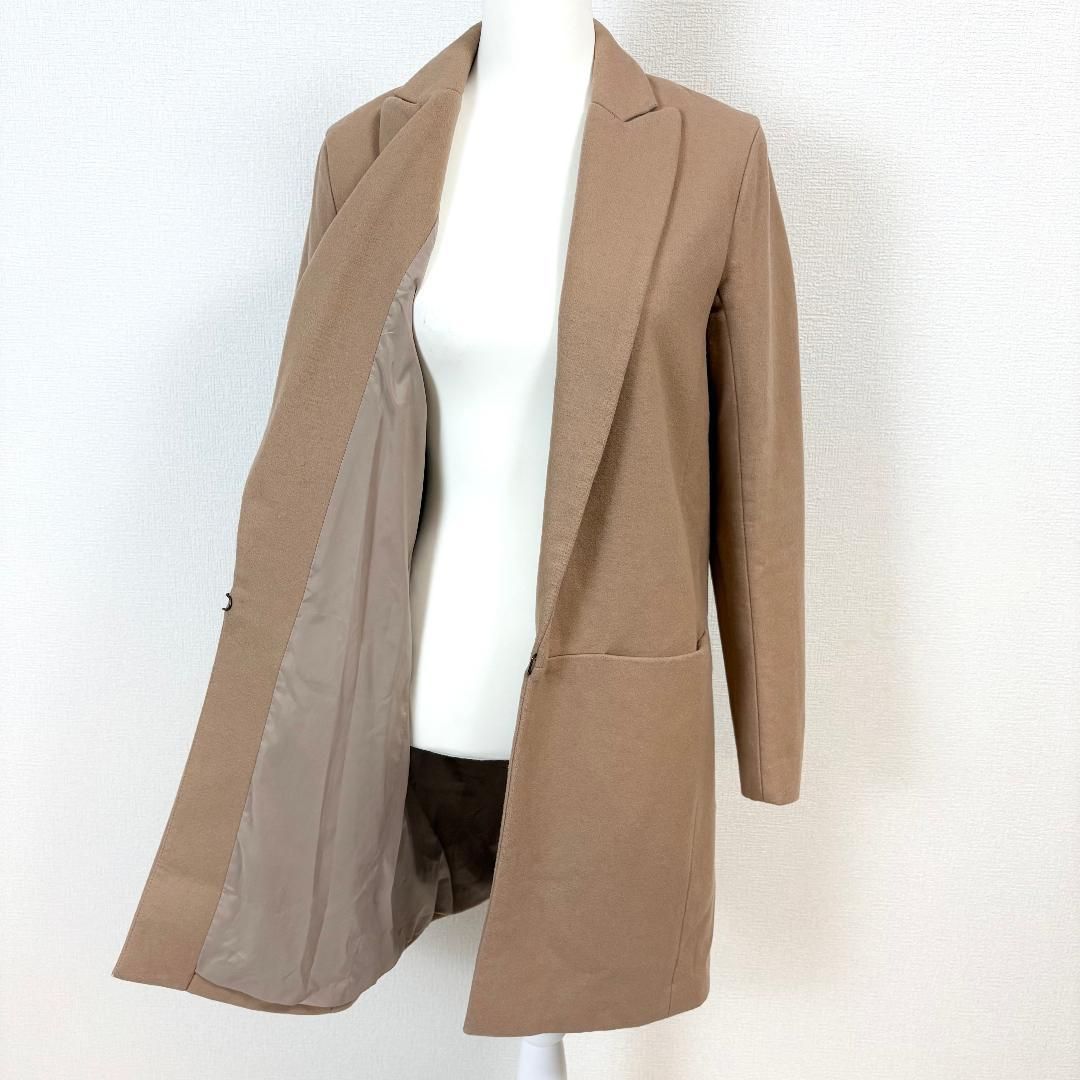 Theory カシミヤ キャメル ウール ロング チェスター コート 40 ドゥーズィエムクラス ウールカシミヤロングコート キャメル SHIPS
