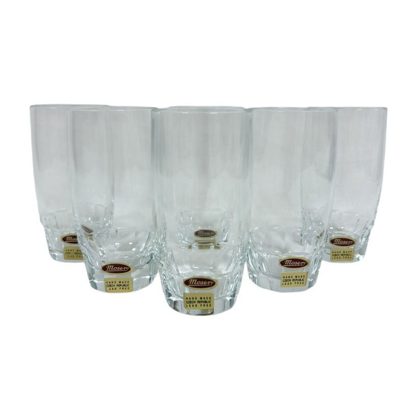 ♥ MOSER モーゼル ミニグラス 6客 セット クリスタルグラス タンブラー チェコ製 Czech Crystal き ガラス バカラ リーデル 好きにも