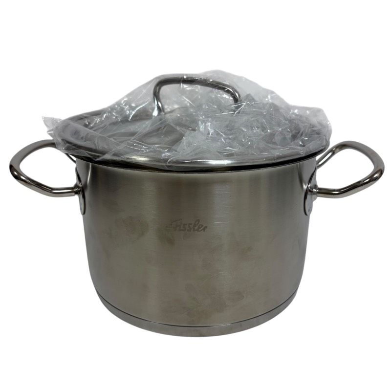 FISSLER プロコレクション 20cm 両手鍋 （未使用） 未使用】FISSLER フィスラー プロコレクション 両手鍋 20cm 蓋付き 18
