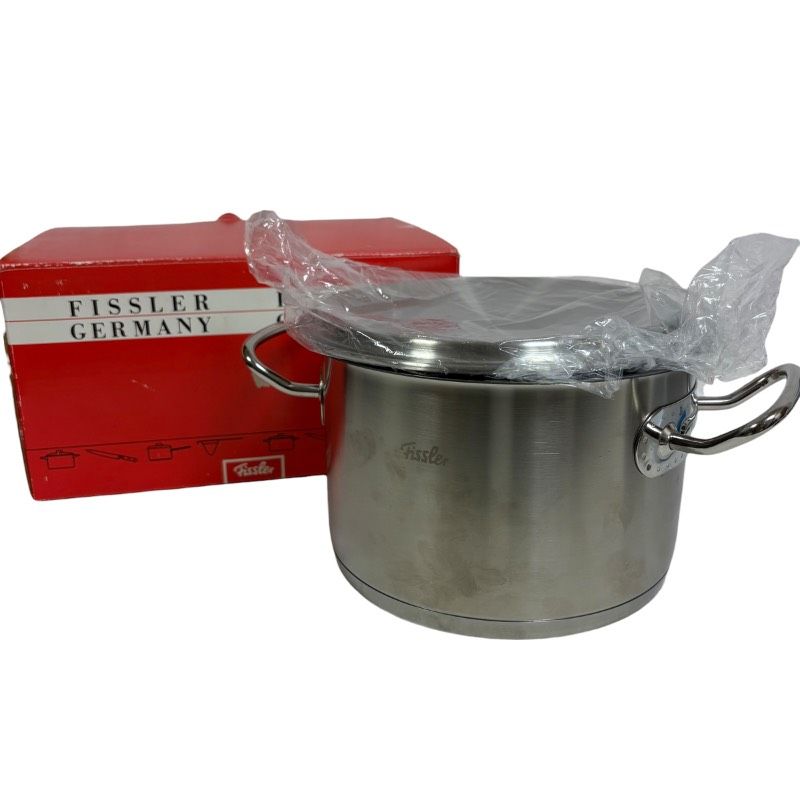 FISSLER プロコレクション 20cm 両手鍋 （未使用） 未使用】FISSLER フィスラー プロコレクション 両手鍋 20cm 蓋付き 18