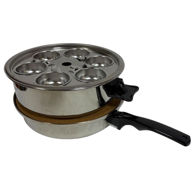 ♥ INKOR インコア フライパン セニアラック セニアカップ ドーム蓋 蒸し器セット IH対応 ステンレス多層構造 調理器具 保管