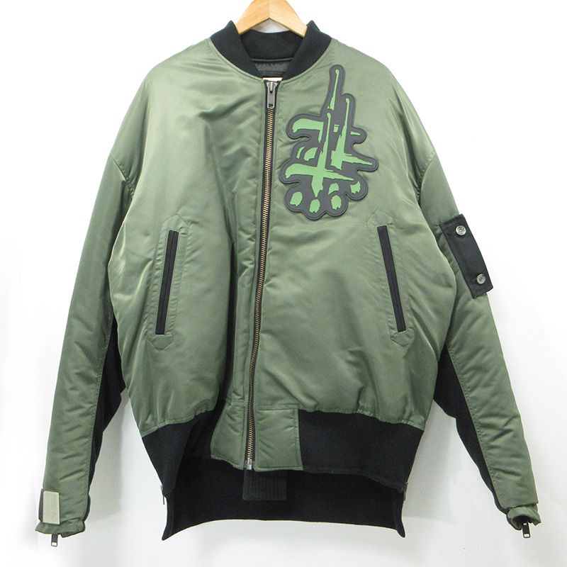 三重本店】 中古 CVTVLIST | カタリスト MA-1 ロゴワッペン中綿 