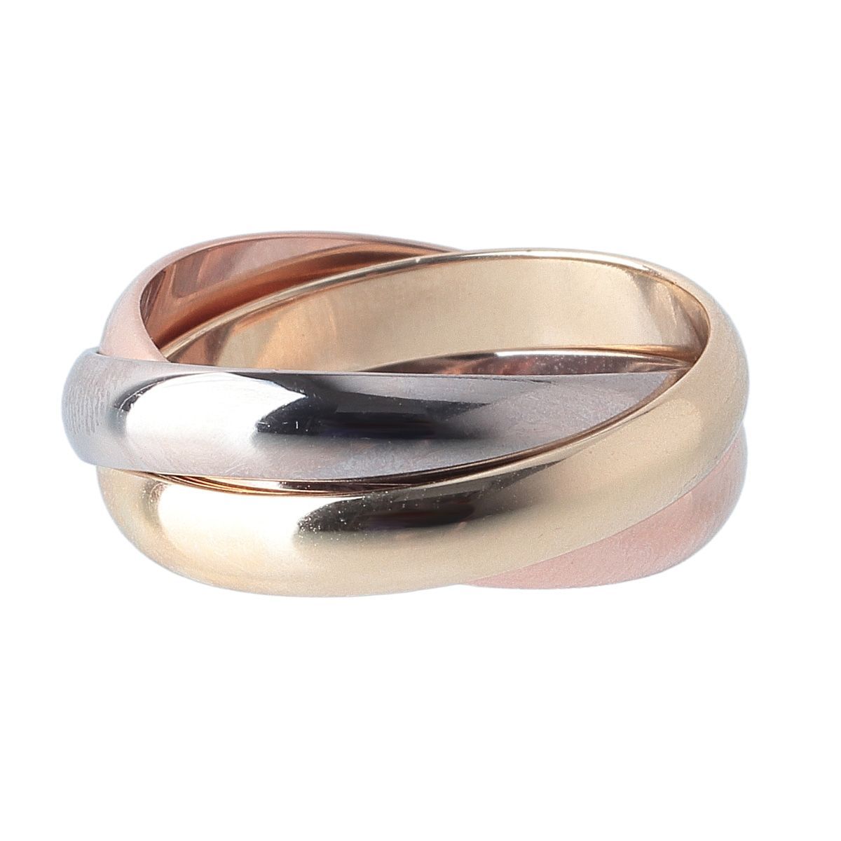 カルティエ トリニティ リング MM クラシック #52 750PG/WG/YG スリー