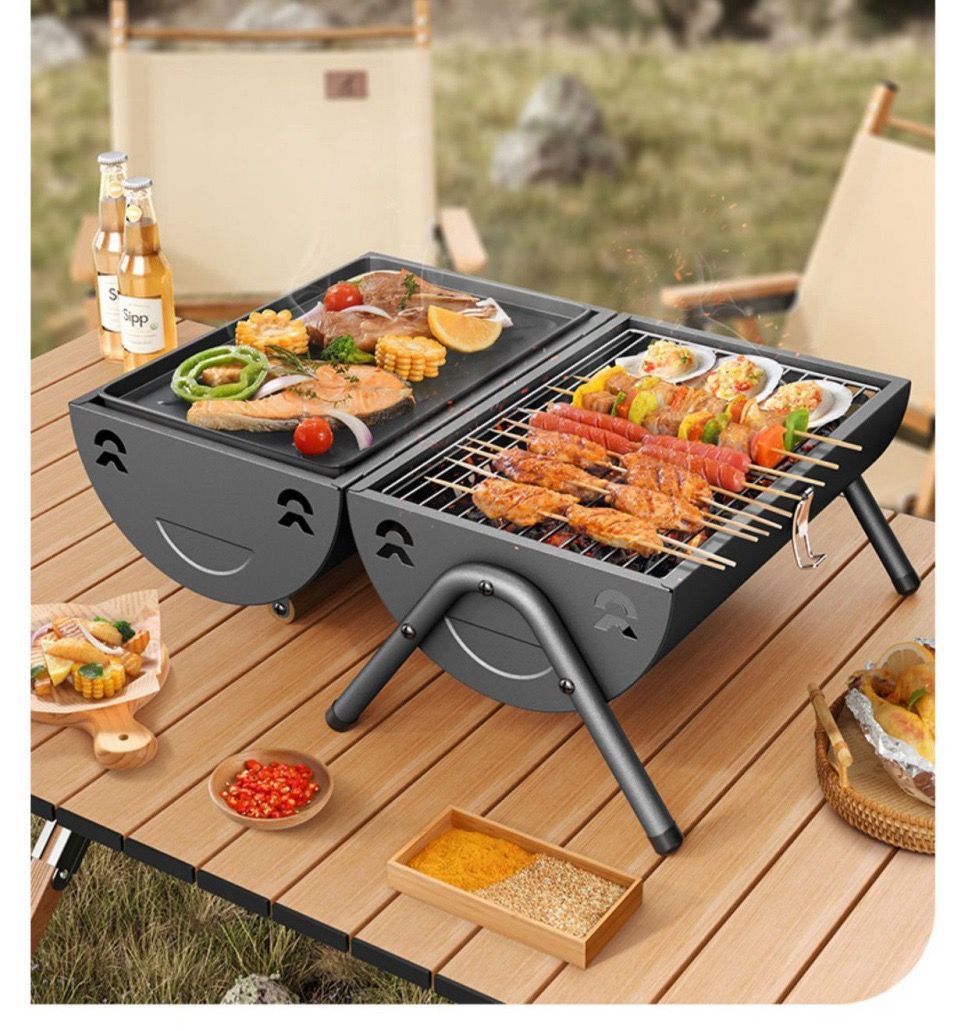 大好評☆バーベキューコンロ バーベキューグリル 卓上 ドラム缶 BBQ