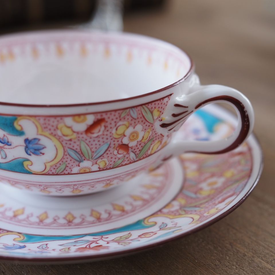 希少】サルグミンヌ ミントンパターン768 カップ＆ソーサー 西洋陶磁