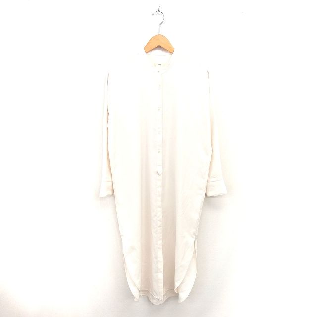 イエナ IENA シャツワンピ ワンピース バンドカラー ハーフボタン 長袖