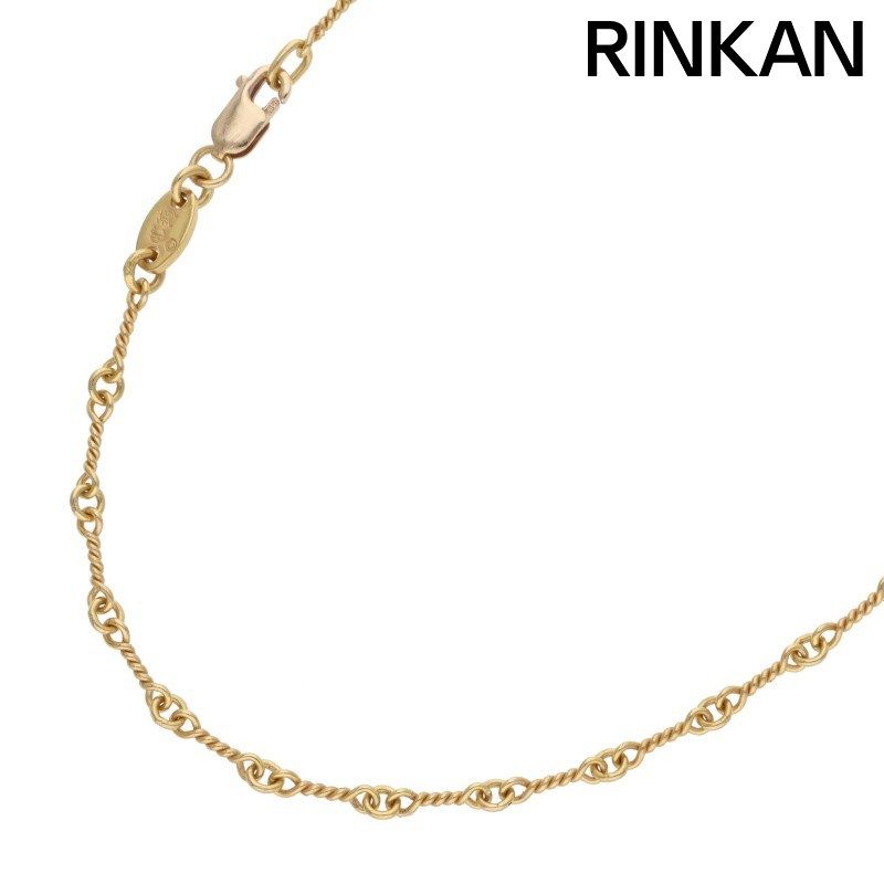 クロムハーツ 22K NECKCHAIN T16/ツイストチェーン16inch ゴールド