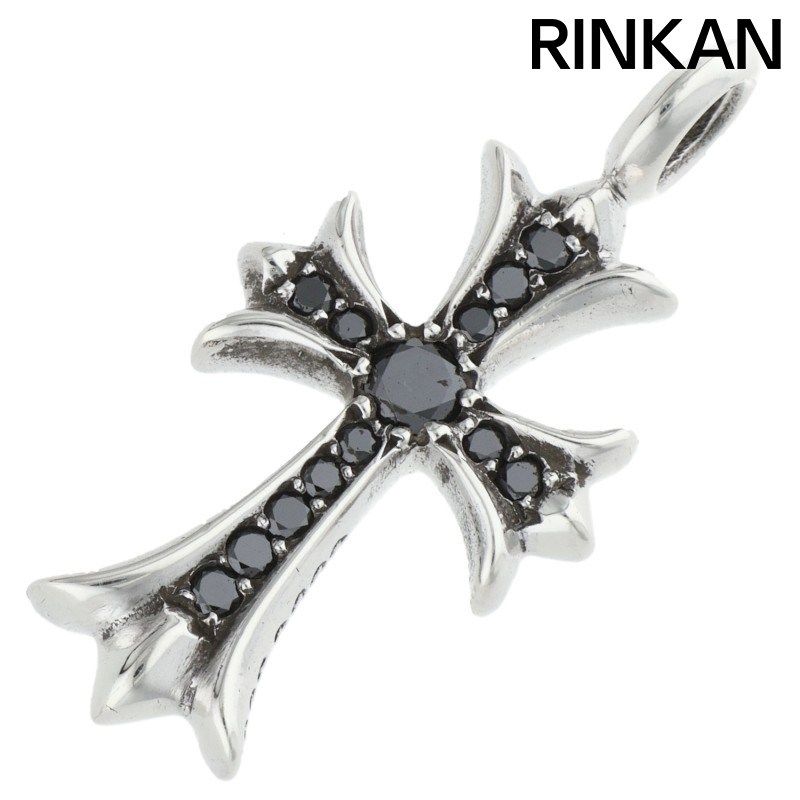 クロムハーツ TNY CRSF P/BLKDIA/タイニーファットクロス PAVEブラック