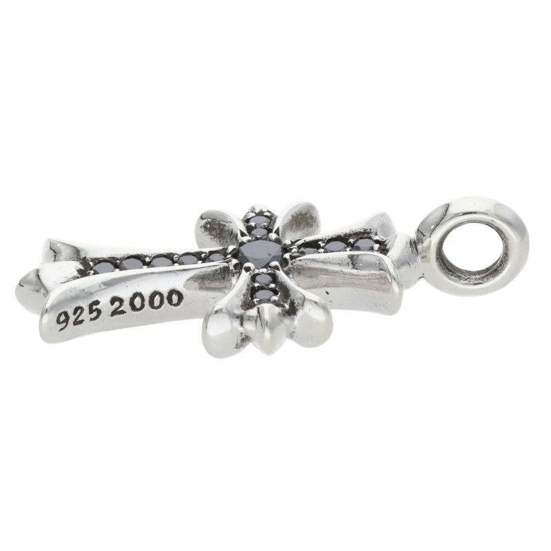 クロムハーツ TNY CRSF P/BLKDIA/タイニーファットクロス PAVEブラック