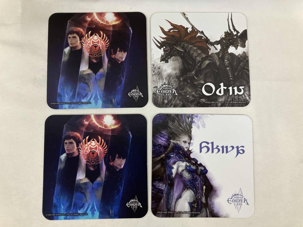 エオルゼアカフェ コースター 現状品 エオルゼアカフェ コースター FF14 ファイナルファンタジーXlV