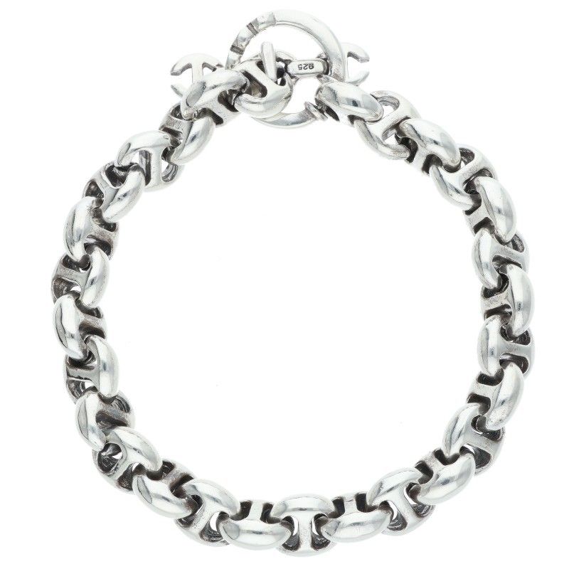 ホーセンブース 10MM OPEN-LINK BRACELET 6ポイントダイヤシルバー