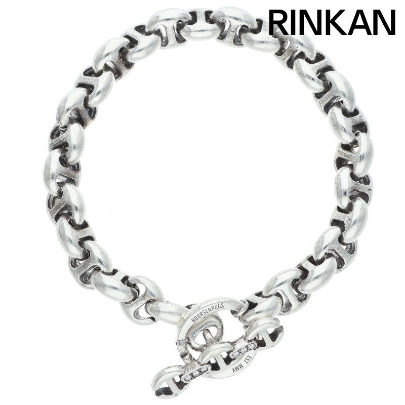 ホーセンブース 10MM OPEN-LINK BRACELET 6ポイントダイヤシルバー