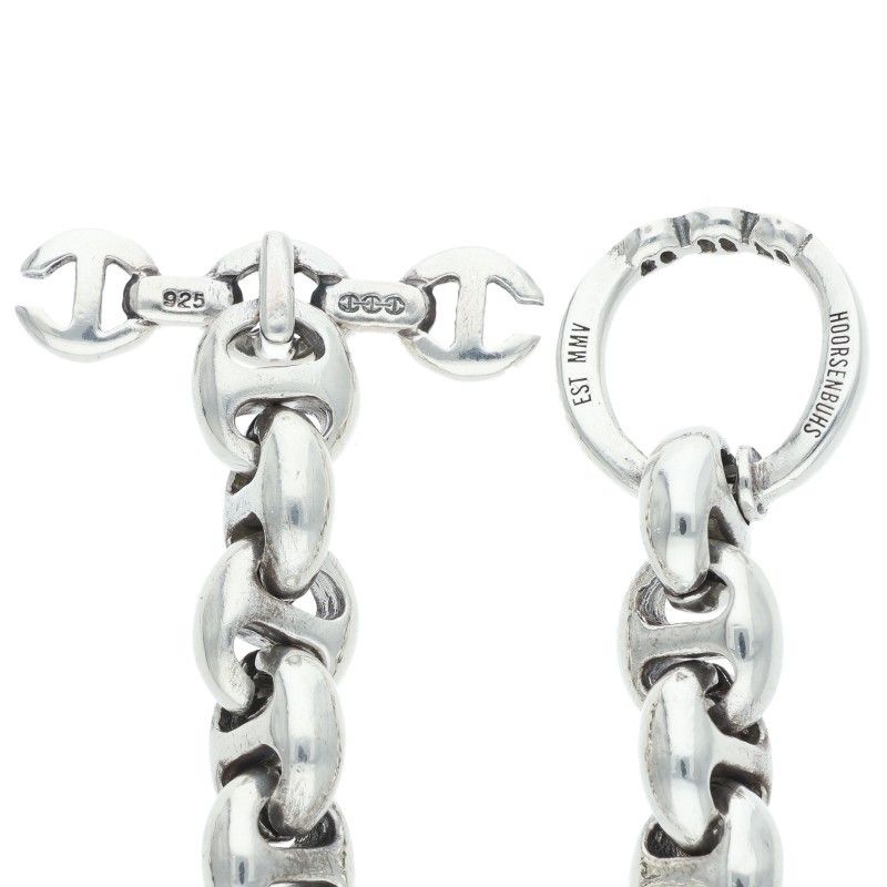 ホーセンブース 10MM OPEN-LINK BRACELET 6ポイントダイヤシルバー