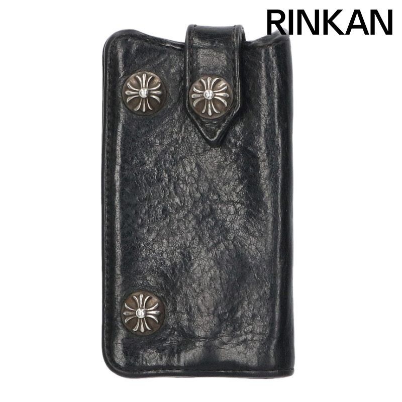 クロムハーツ KEY CASE/キーケース クロスボールボタンレザーキー