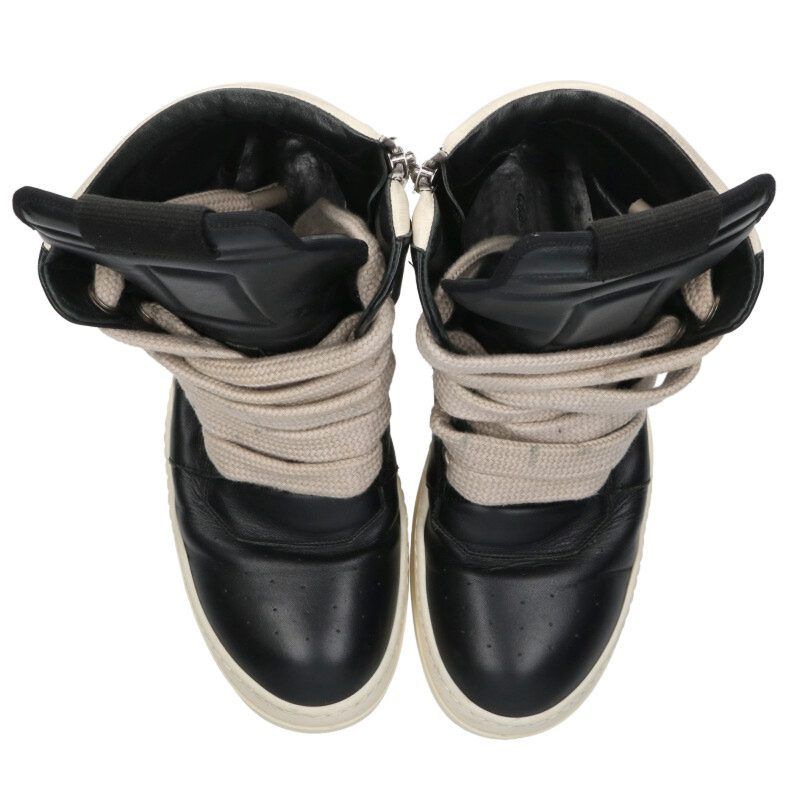 リックオウエンス GEOBASKET ジャンボレースジオバスケットレザー