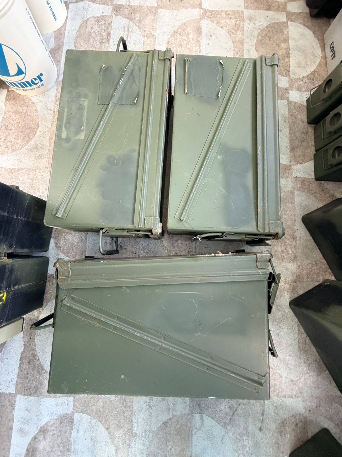 米軍放出品】アンモボックス AMMO BOX PA-120 ミリタリー アンモ缶