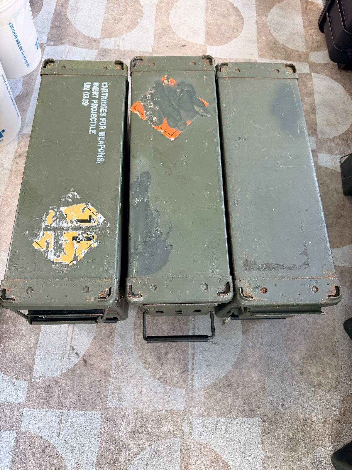 米軍放出品】アンモボックス AMMO BOX PA-120 ミリタリー アンモ缶