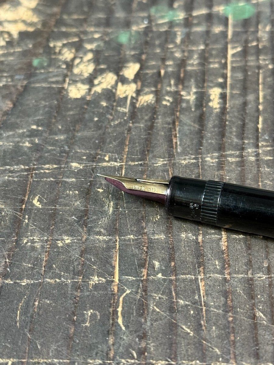 F 3355 PILOT パイロット 万年筆 ペン先 14 K 585 ブラック|M 2