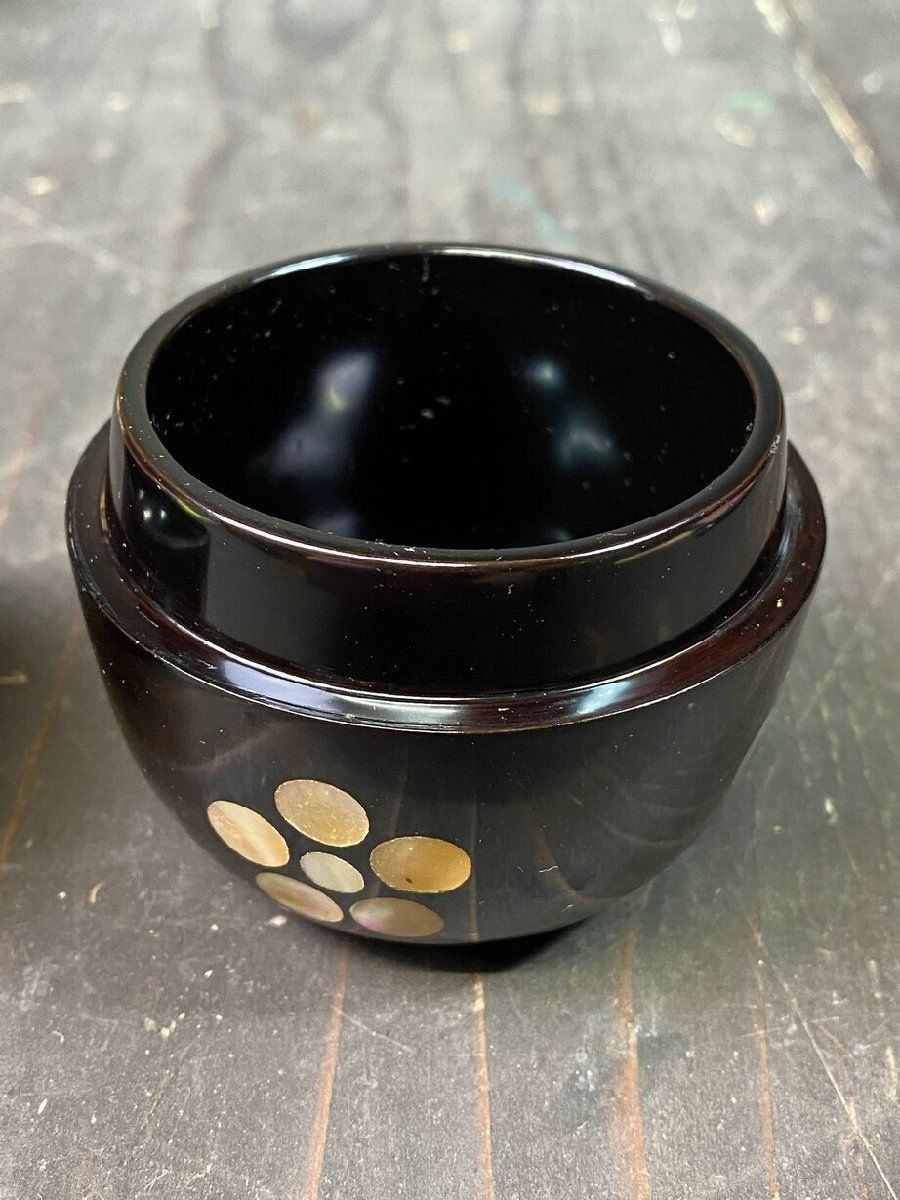 F3382 小島雄四郎 螺鈿茶器 茶道具 共箱付き/M2 - メルカリ