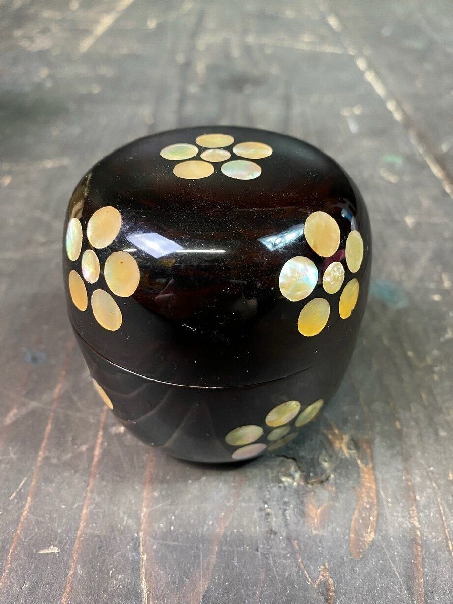 F3382 小島雄四郎 螺鈿茶器 茶道具 共箱付き/M2 - メルカリ