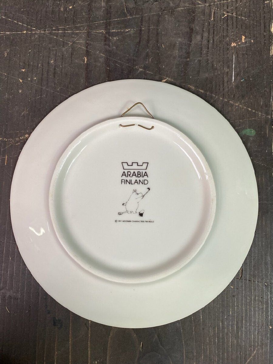 F 3383 ARABIA FINLAND MOOMIN ムーミン 飾り皿 |M 2