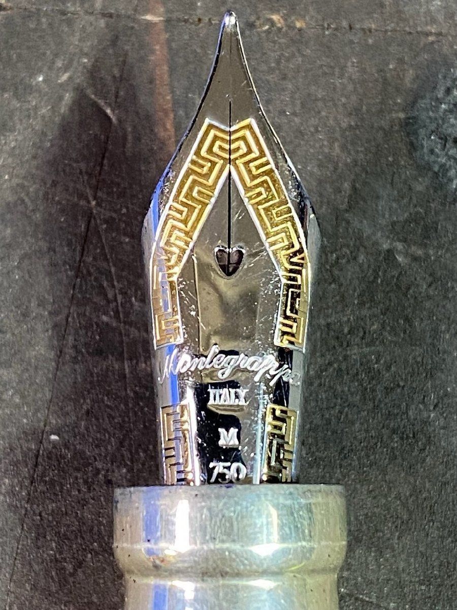  F 3371 Montegrappa モンテグラッパ 万年筆 ペン先18金 1912 750 M 925|M 2 万年筆 万年筆 インク