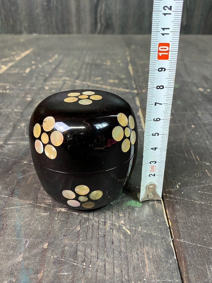 F3382 小島雄四郎 螺鈿茶器 茶道具 共箱付き/M2 - メルカリ