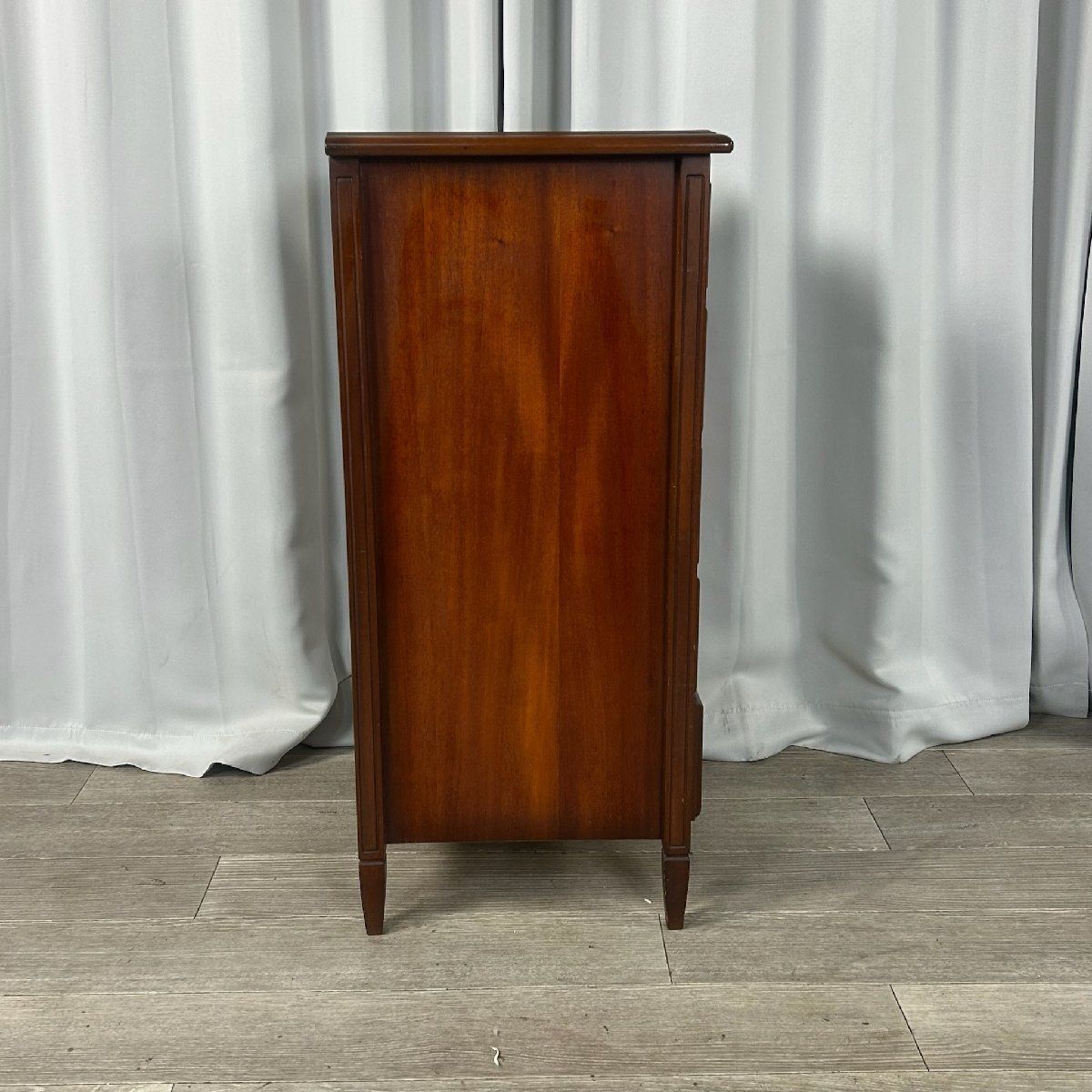 3435 東海家具 クラシック調 5段 ドロワー チェスト / 収納 電話台