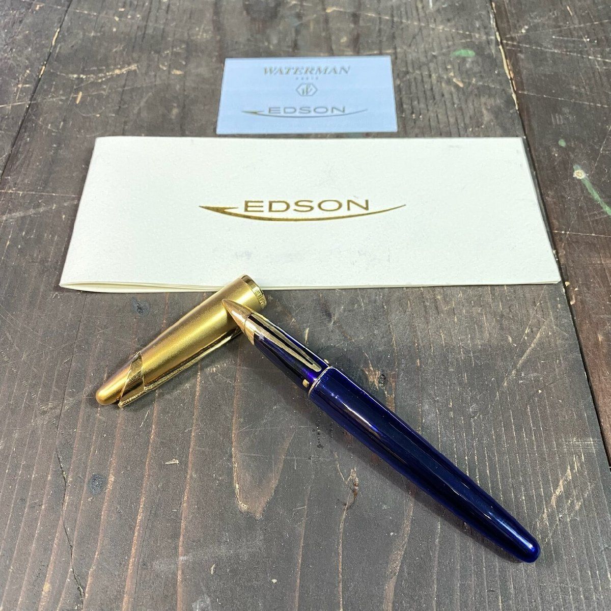 F3364 WATERMAN EDSON ウォーターマン エドソン 万年筆 18K 750