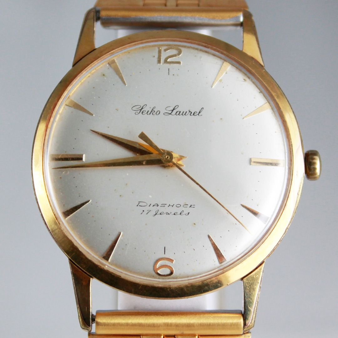 T19-2 SEIKO セイコー Laurel ローレル 14025 手巻き 1950年代 メンズ