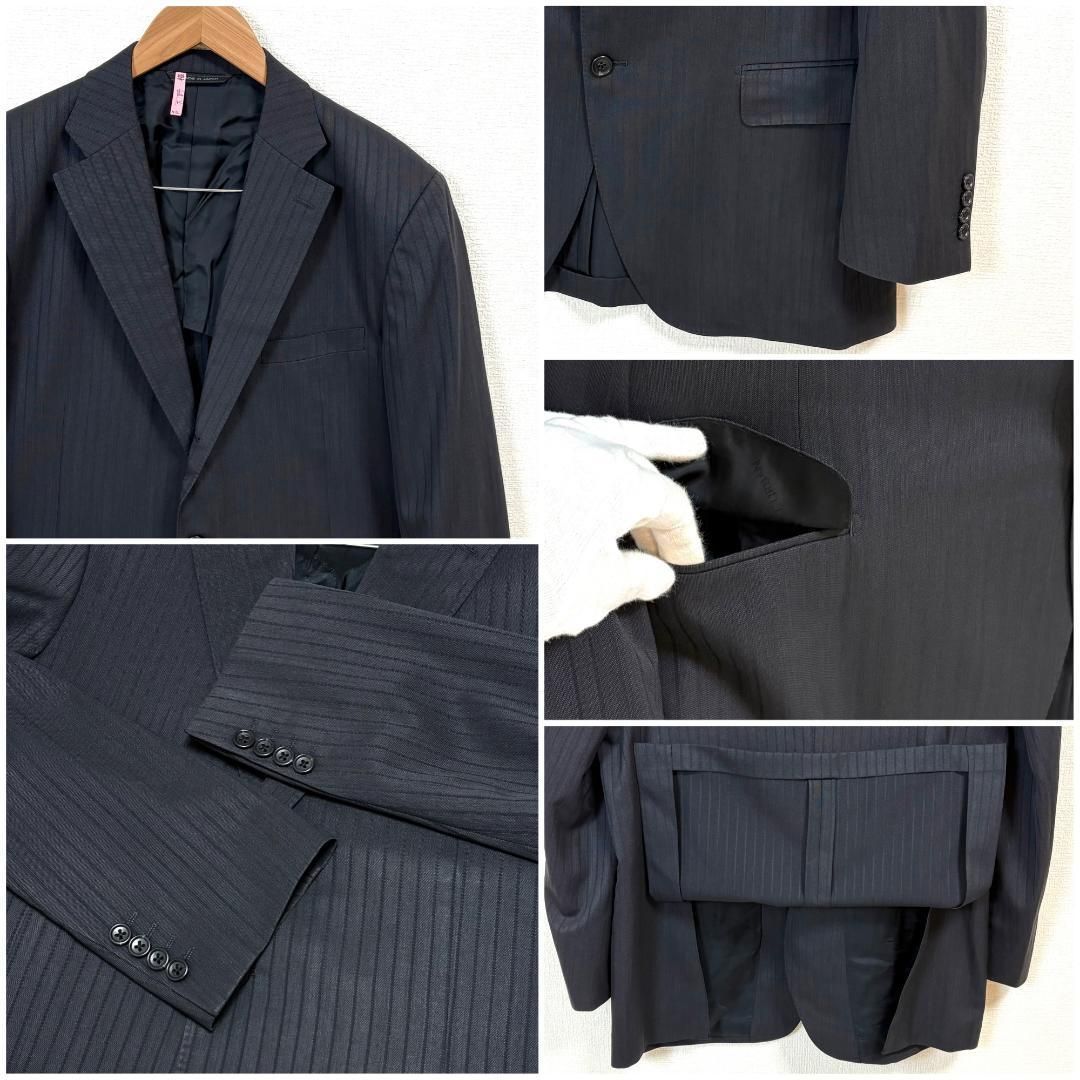 美品 DURBAN シルク混 スーツセットアップ 上102下98 黒 - メルカリ