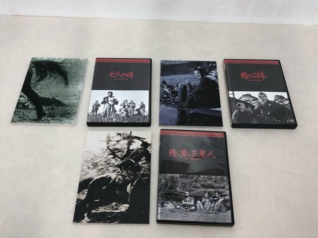 黒澤明監督作品「七人の侍」「用心棒」「隠し砦の三悪人」DVD3 作