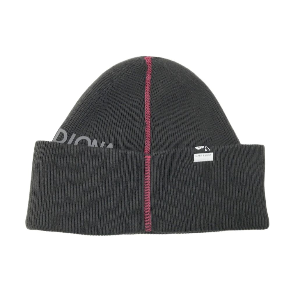 MARK&LONA 猫耳ニット ゴルフ グレー ニット帽 MARK LONA 冬