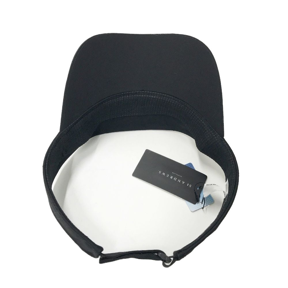 ST ANDREWS セントアンドリュース サンバイザー ブラック系 FR