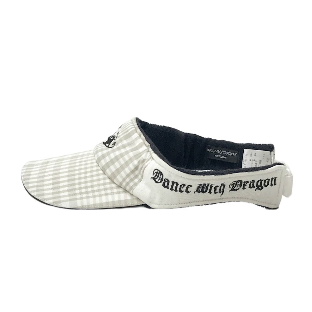 DANCE WITH DRAGON ダンスウィズドラゴン サンバイザー チェック柄