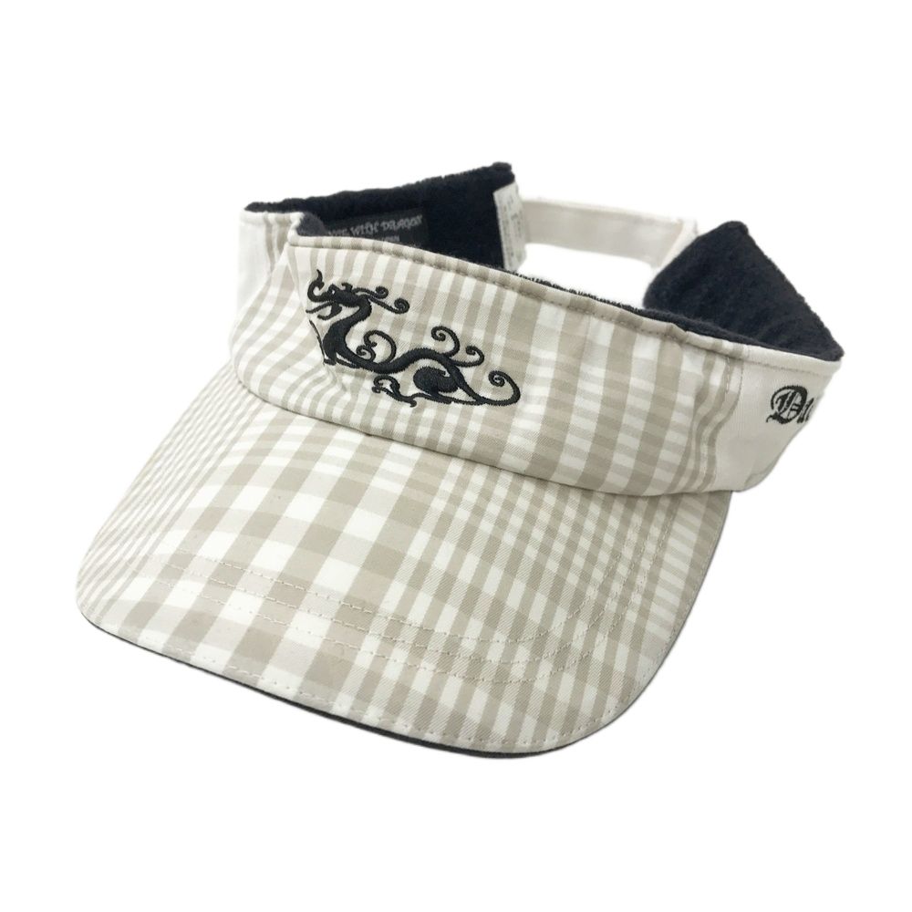 DANCE WITH DRAGON ダンスウィズドラゴン サンバイザー チェック柄