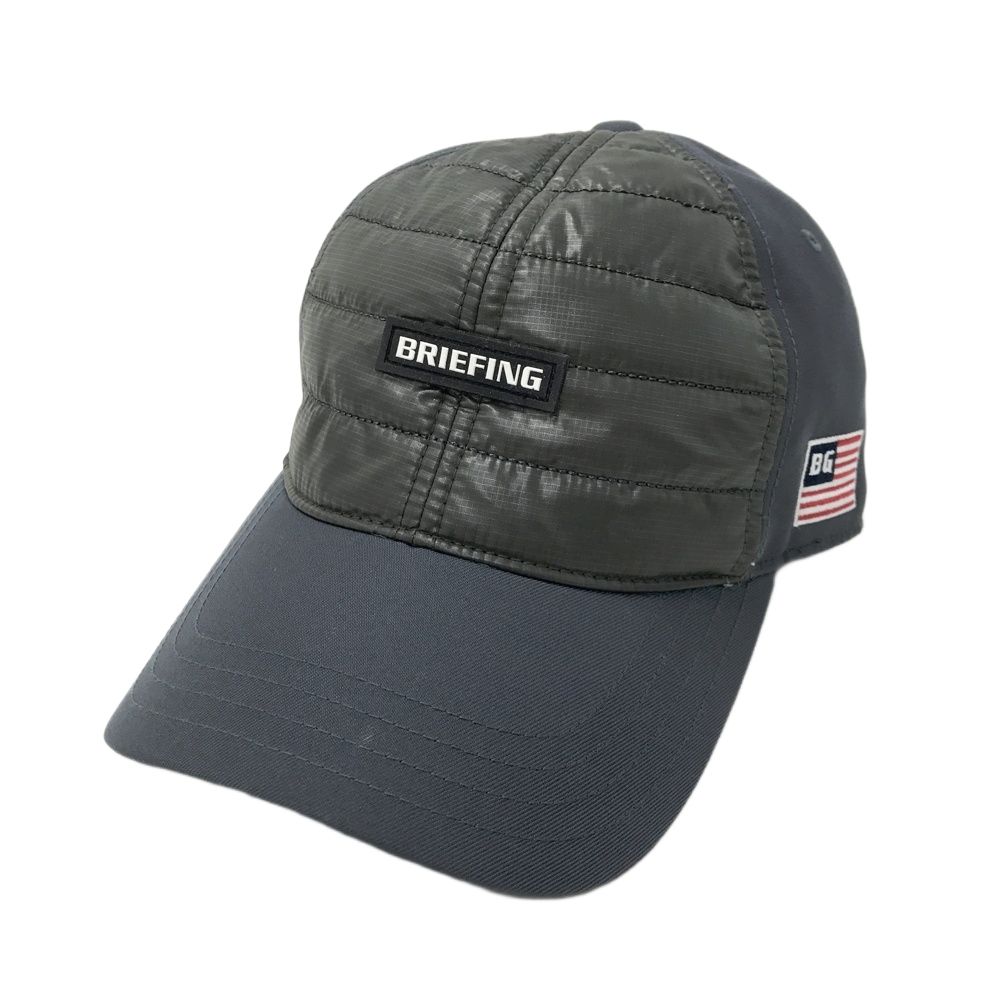 美品 BRIEFING GOLF ブリーフィング キャップ グレー系 FREE BRIEFING GOLF ブリーフィング キャップ グレー系 FREE [240101610715