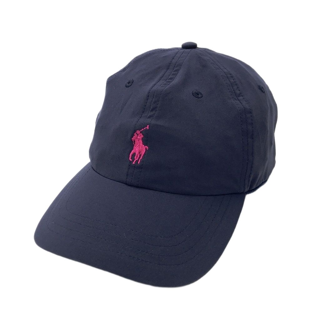 POLOGOLF ラルフローレン ポロゴルフ ロゴ入りキャップ ネイビー系