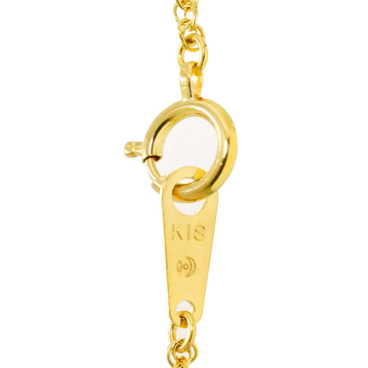 タサキ TASAKI アコヤ真珠 6.2mm ダイヤ 0.05ct ネックレス 41cm K18