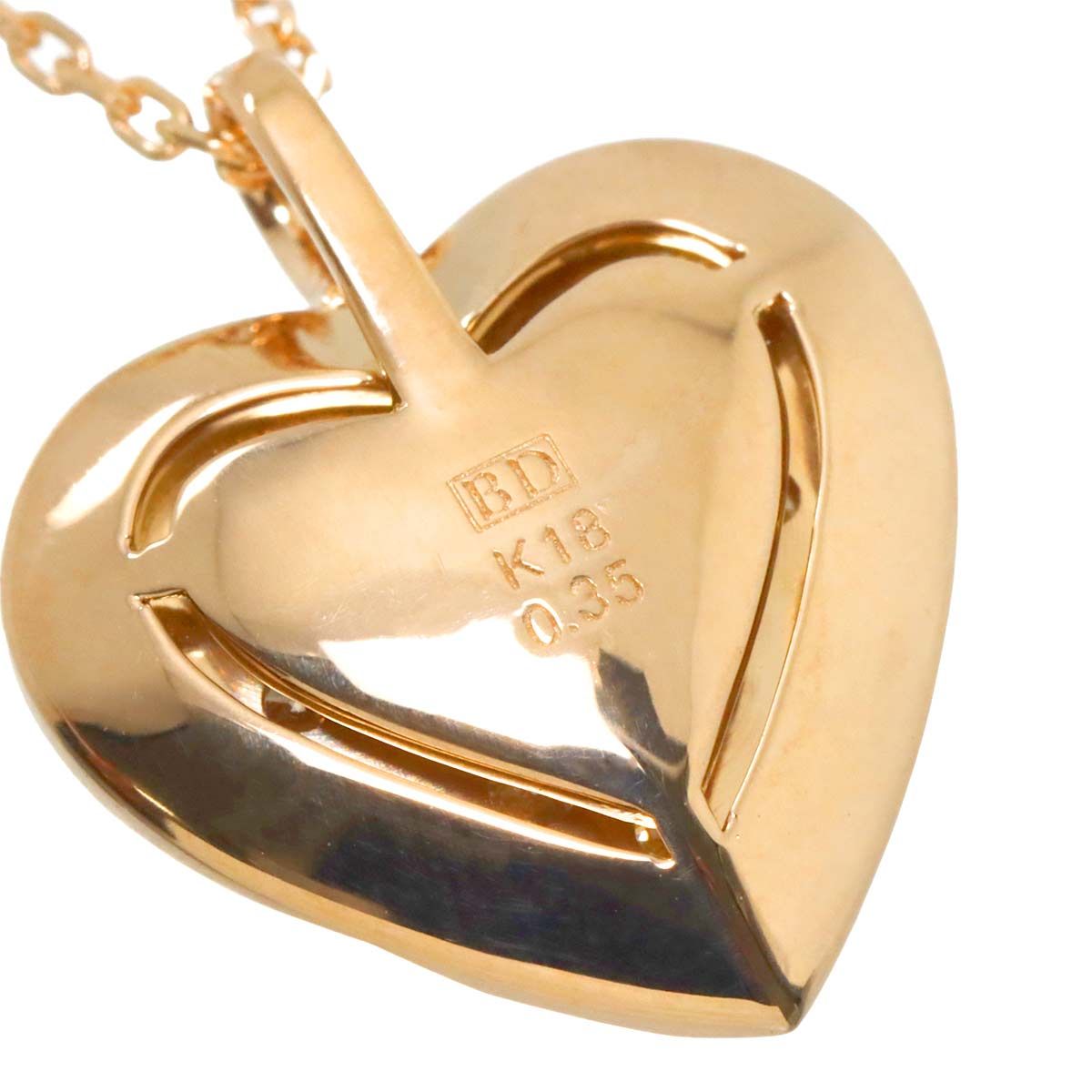 アクセサリー K カシケイ KASHIKEY アンフォーゲッタブル ハート ブラウンダイヤ 0.35