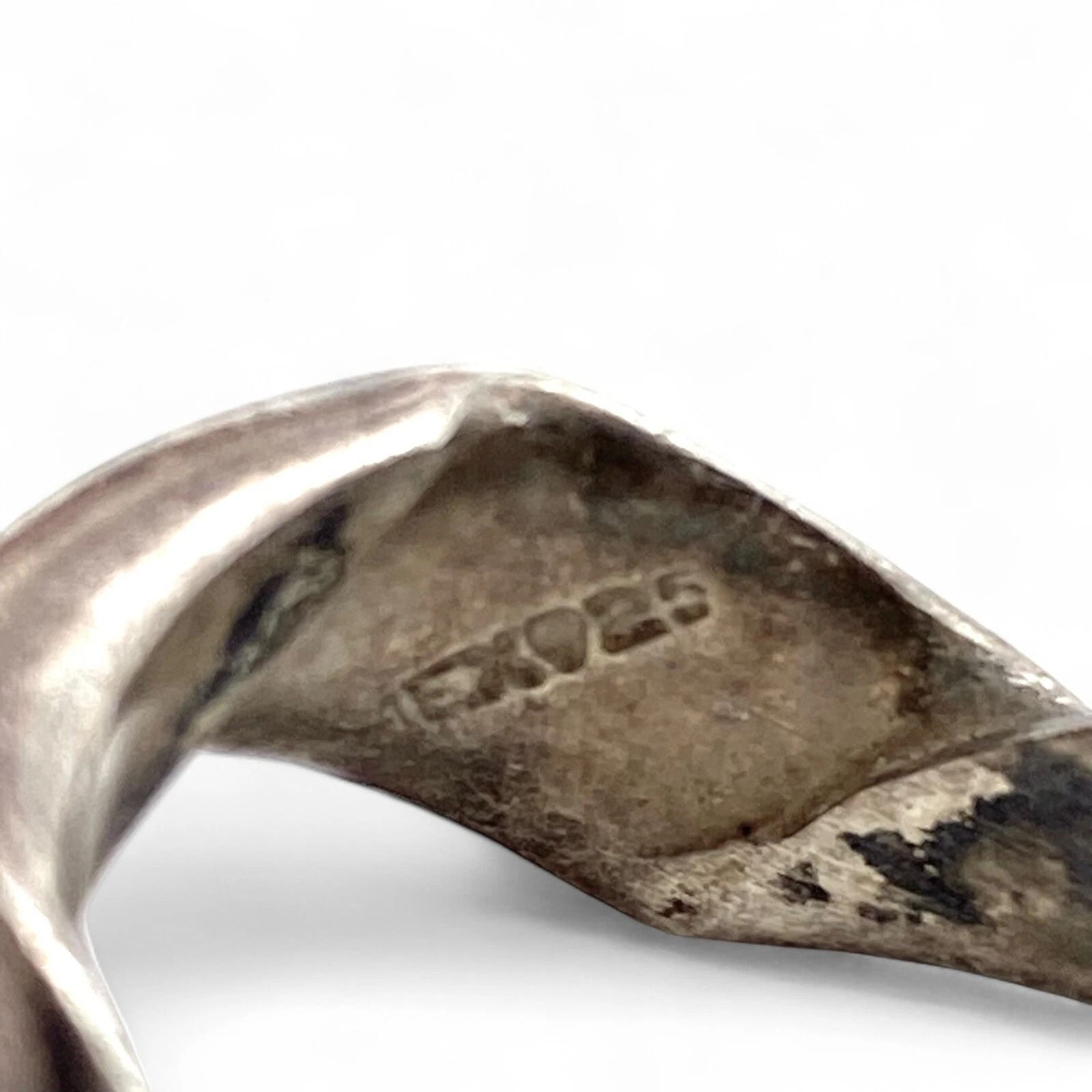 MEXICO SILVER】 ツイスト メキシコ製 Silver 925 刻印 90s Vintage