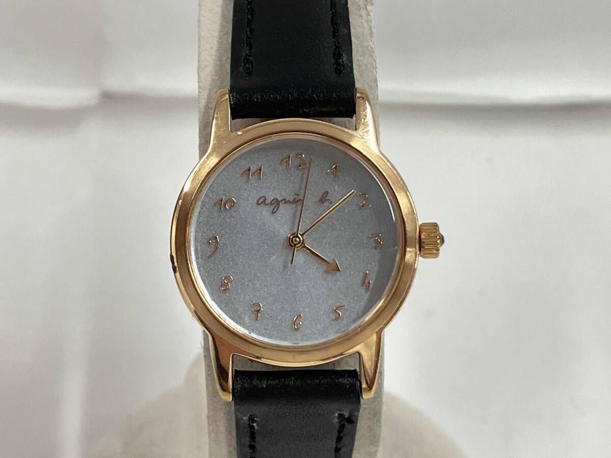 agnes b アニエスベー V117-KNR0 280025 ベルト非純正 ソーラー 腕時計