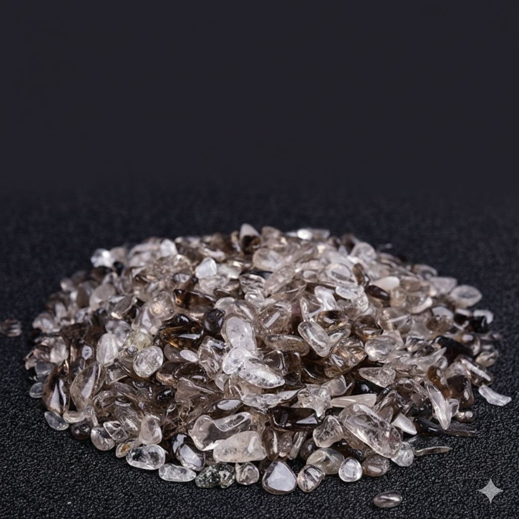 スモーキークォーツ 茶水晶 さざれ石 100g 浄化 魔除け 精神安定