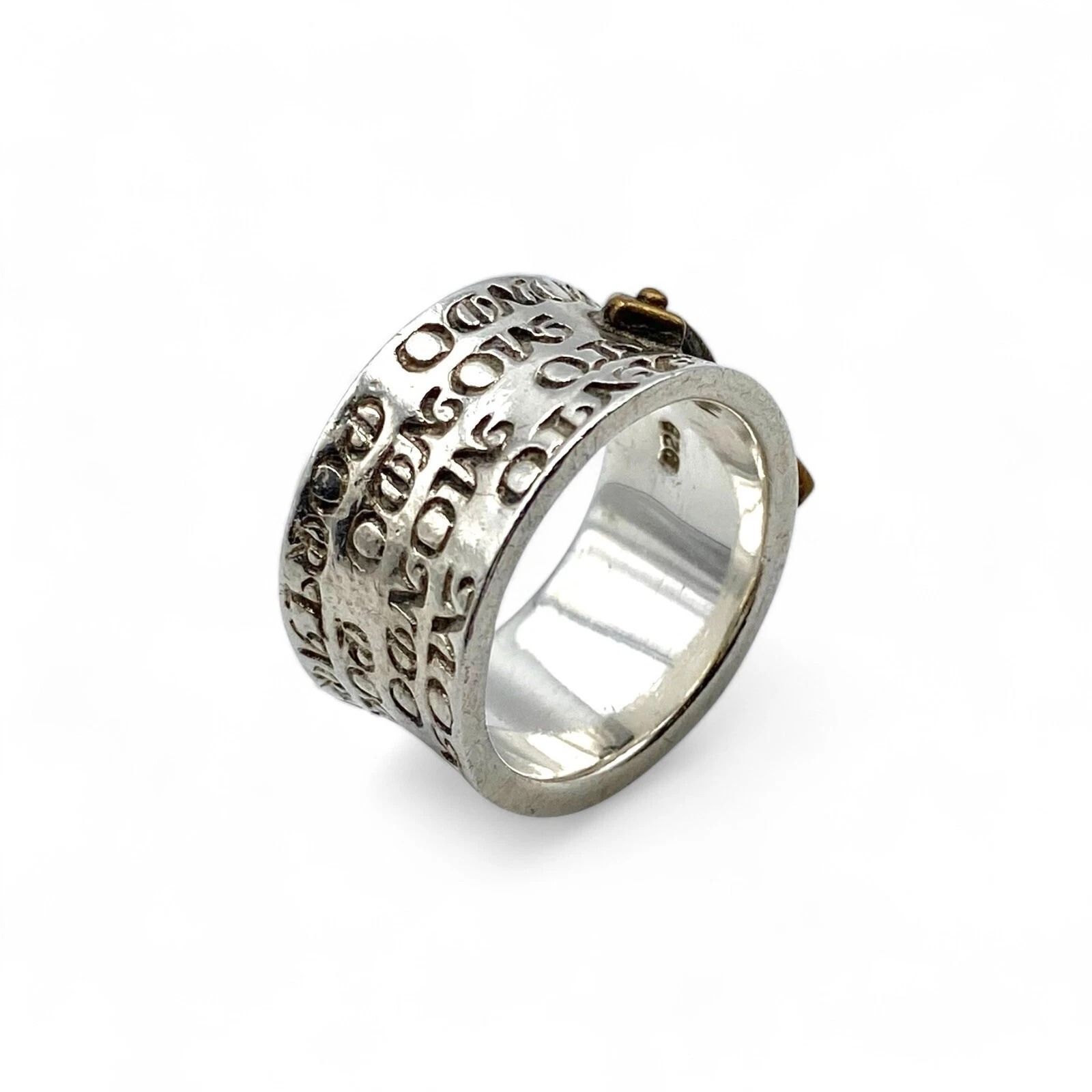 聖なる十字架】クロス Silver 925 刻印 Design Ring シルバー 