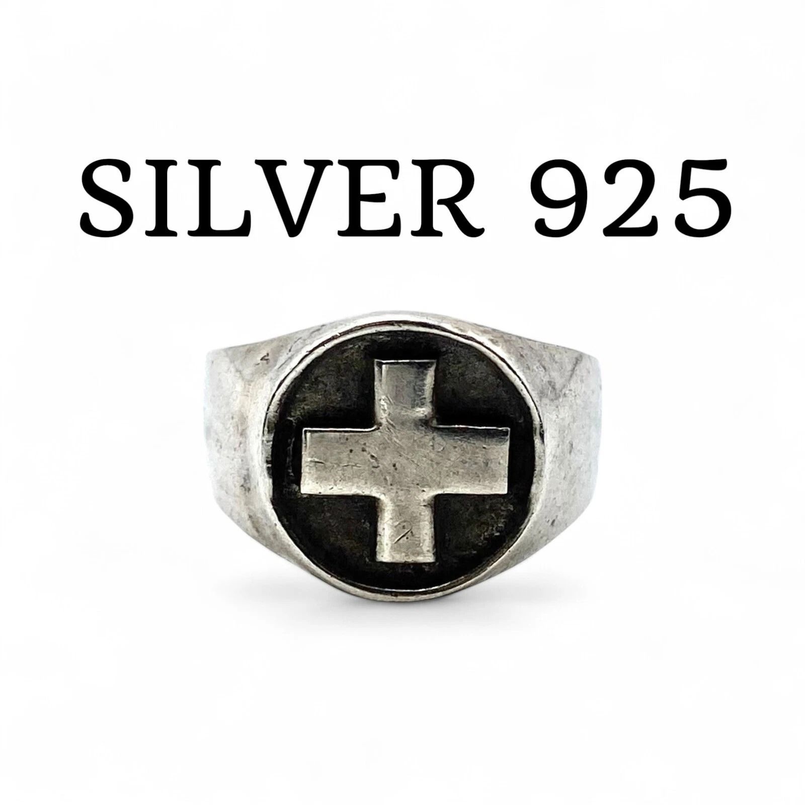 50s アンク 十字架 リング silver刻印 エジプト十字架】アンク＆蛇☆シルバー925リング | シワ