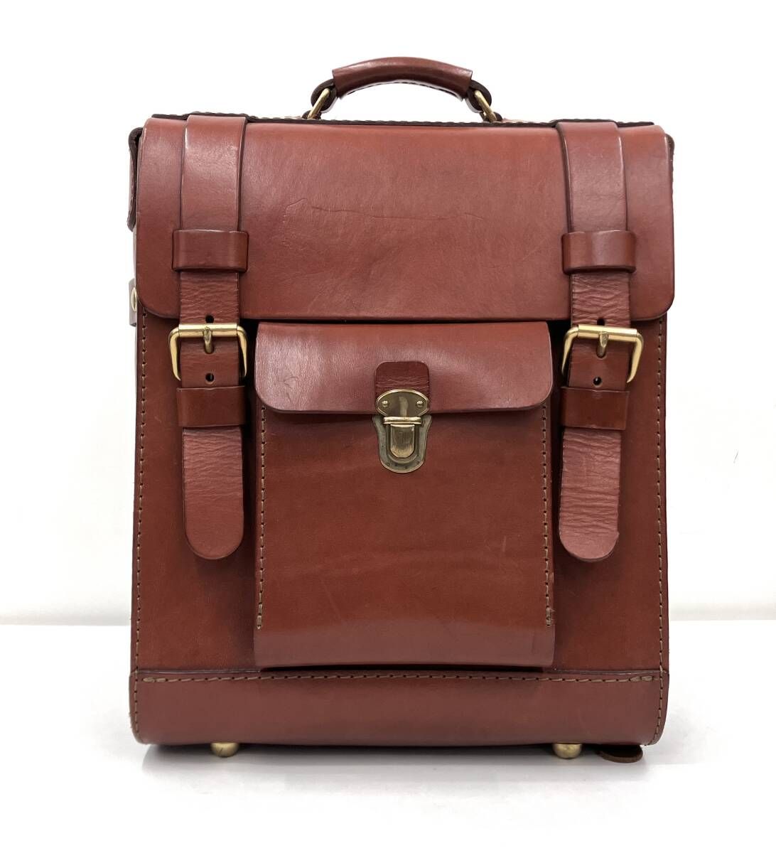 HERZ ガロンリュック チョコ 専用！ HERZ ヘルツ ガロンリュック R-100 ハードレザー チョコ - メルカリ